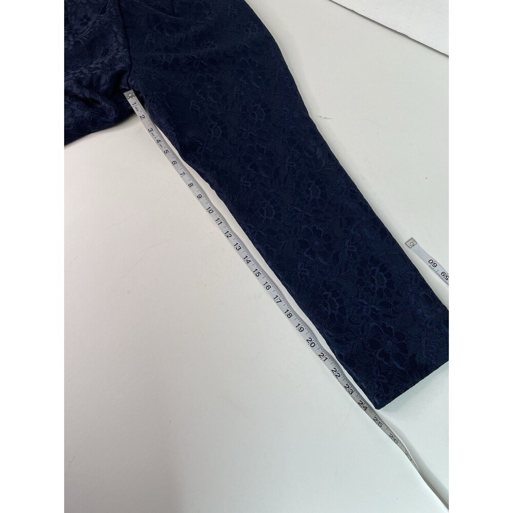 New Banana Republic Women’s Dress Pants 10P, Navy Blue, Slim Pant, Floral NWT - Picture 9 of 11
